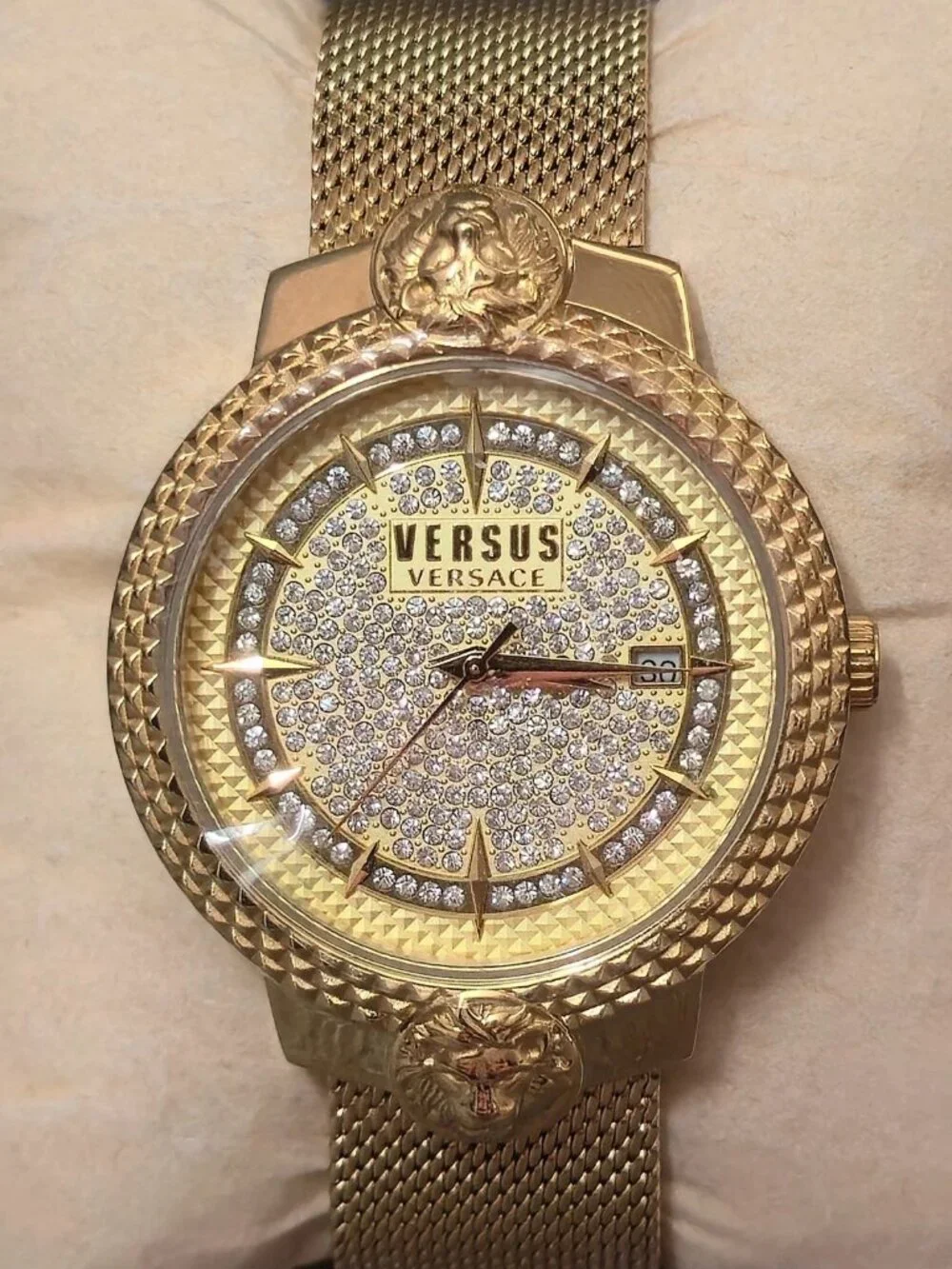Versus Versace Mouffetard Women's Gold-Tone Watch 38mm